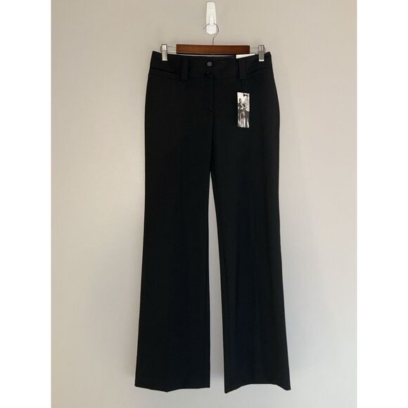 Express Correspondent Black Dress Pants Trouser Flare Office Classic Career Sz 2 - Picture 4 of 16